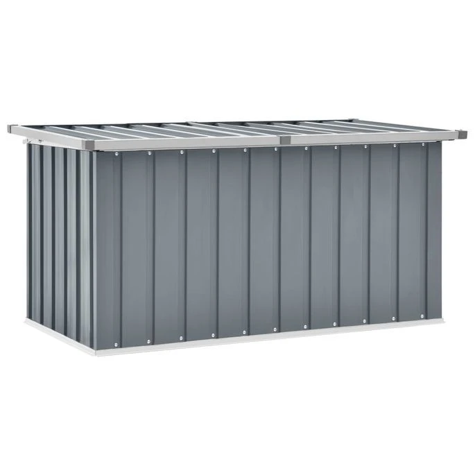 Boîte De Rangement De Jardin Gris 129x67x65 Cm