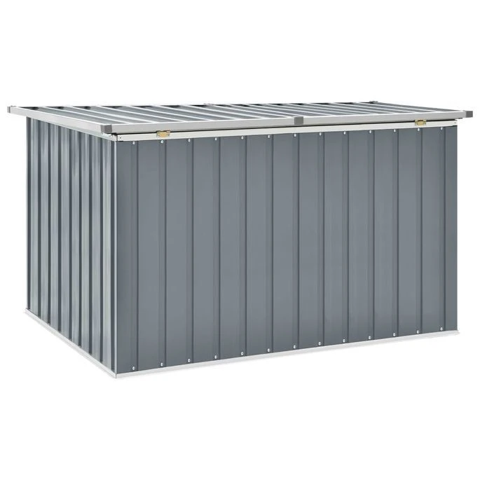 Boîte De Rangement De Jardin Gris 149x99x93 Cm – Image 4