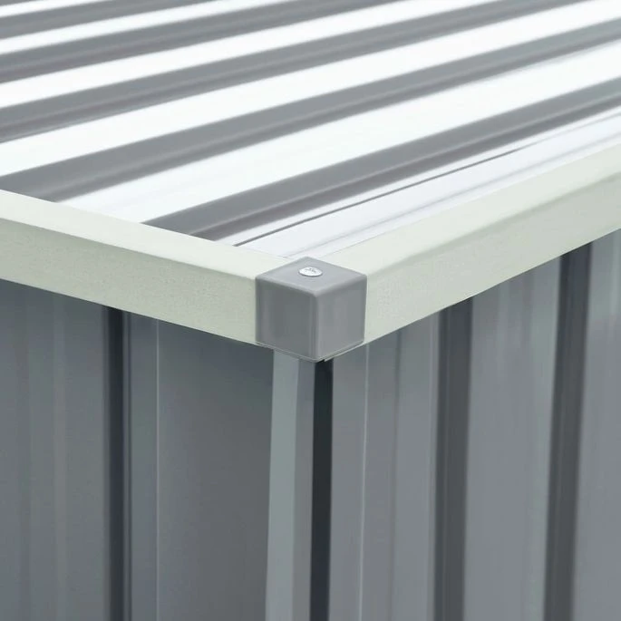 Boîte De Rangement De Jardin Gris 171x99x93 Cm – Image 2