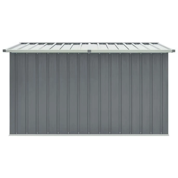 Boîte De Rangement De Jardin Gris 171x99x93 Cm – Image 4