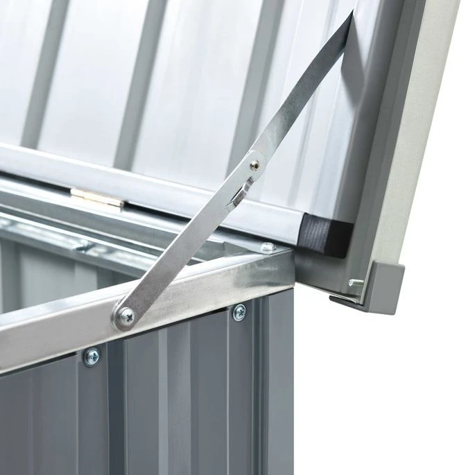 Boîte De Rangement De Jardin Gris 171x99x93 Cm – Image 7