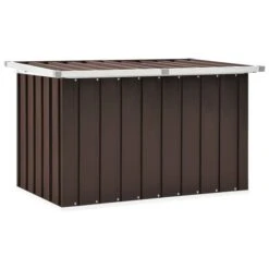 Boîte De Rangement De Jardin Marron 109x67x65 Cm