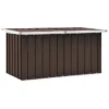Boîte De Rangement De Jardin Marron 129x67x65 Cm