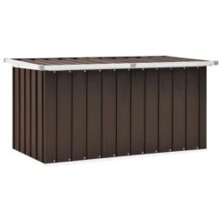 Boîte De Rangement De Jardin Marron 129x67x65 Cm