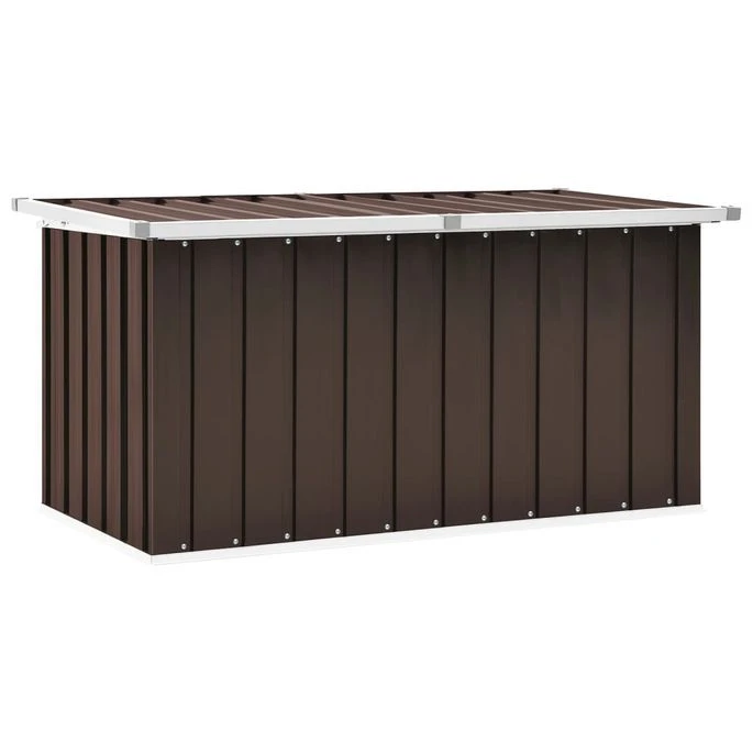 Boîte De Rangement De Jardin Marron 129x67x65 Cm