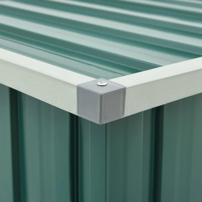 Boîte De Rangement De Jardin Vert 109x67x65 Cm – Image 2