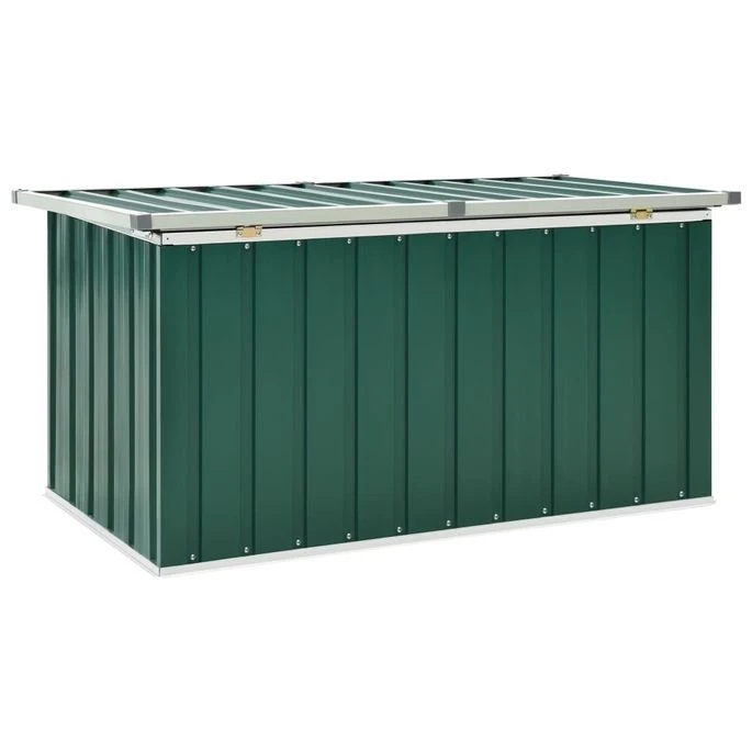 Boîte De Rangement De Jardin Vert 129x67x65 Cm – Image 4