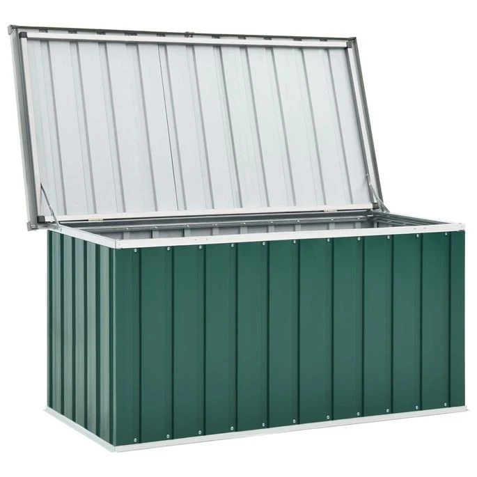 Boîte De Rangement De Jardin Vert 129x67x65 Cm – Image 6