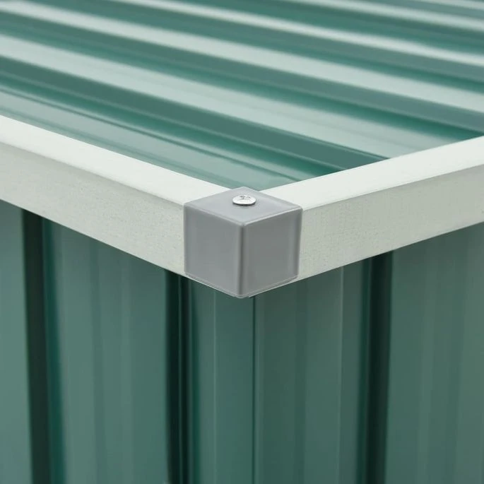 Boîte De Rangement De Jardin Vert 149x99x93 Cm – Image 2