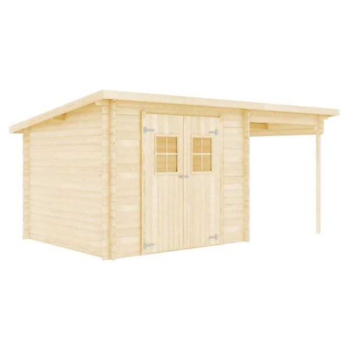 Cabanon De Jardin En Rondins Bois Massif 28 Mm, 5,3 X 3 M – Image 5