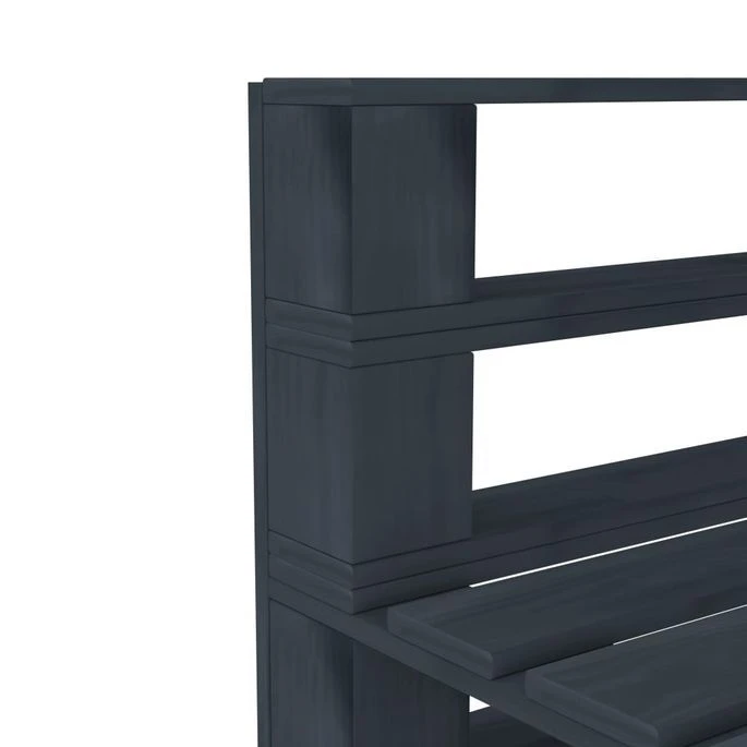 Canapé De Milieu Palette De Jardin Bois Gris – Image 4