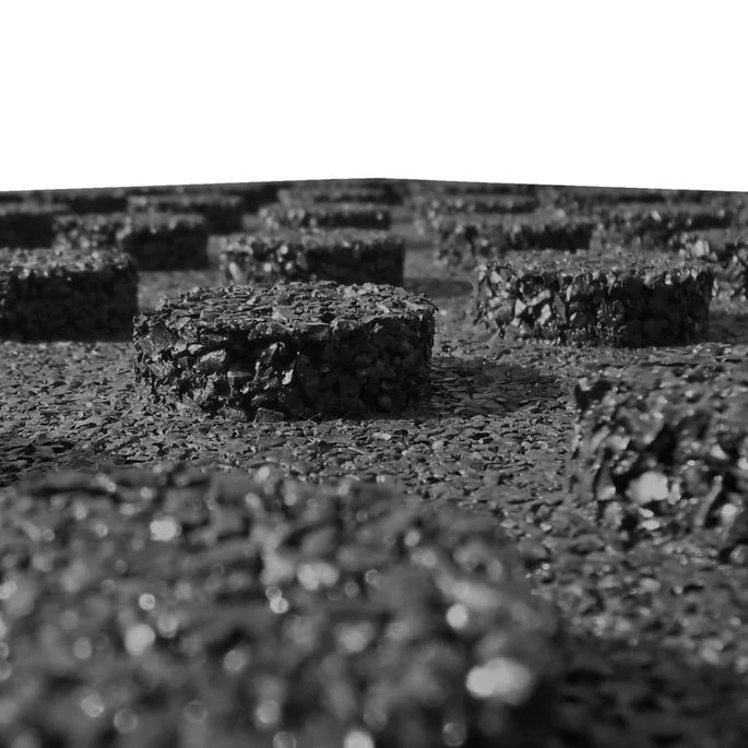 Carreaux De Protection Antichoc 24pcs Caoutchouc 50x50x3cm Noir – Image 5