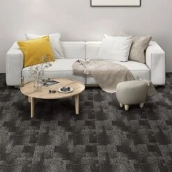Carreaux De Tapis De Sol 20 Pcs 5 M² Anthracite