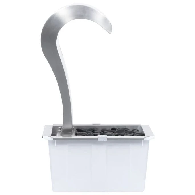 Cascade De Jardin Argenté 52,4x34,2x82 Cm Acier Inoxydable – Image 5