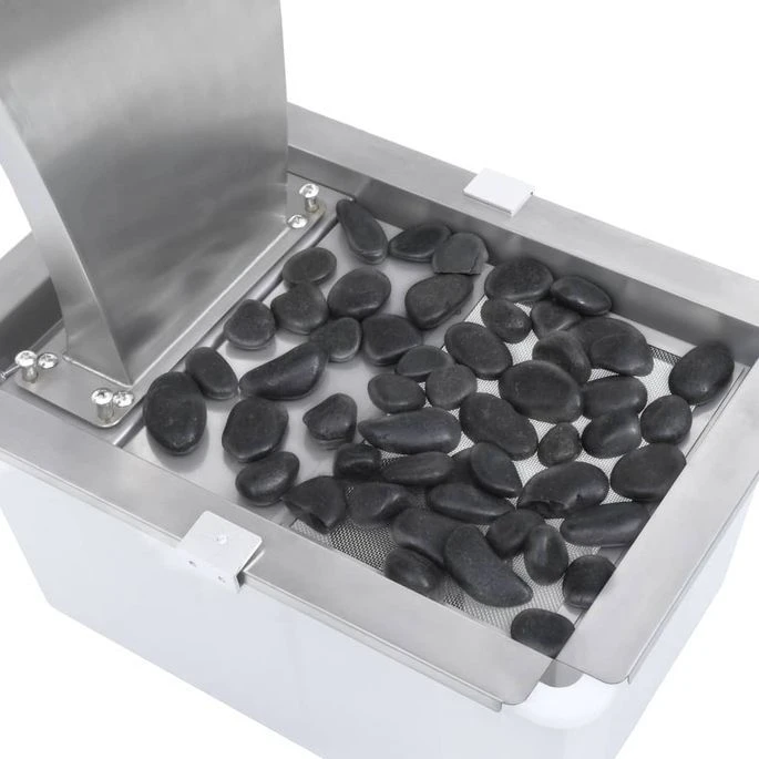 Cascade De Jardin Argenté 52,4x34,2x82 Cm Acier Inoxydable – Image 7