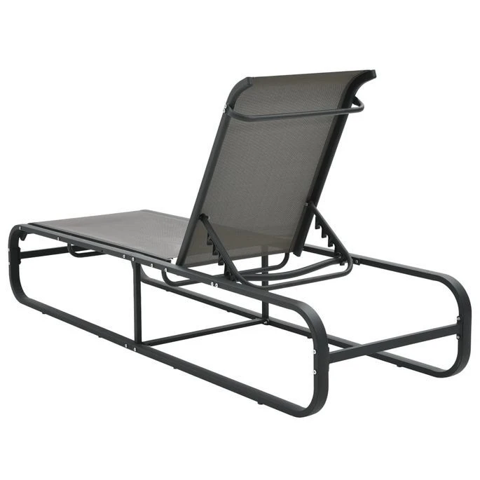 Chaise Longue Aluminium Et Textilène – Image 5