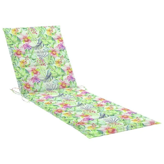 Chaise Longue De Jardin Avec Coussin Bambou 13 – Image 5
