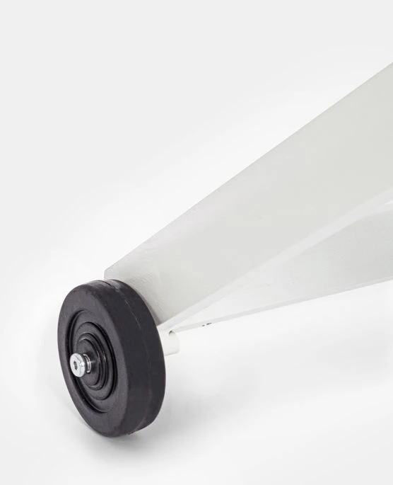 Chaise Longue En Aluminium Avec Roues Blanc Chloé - Lot De 4 – Image 7