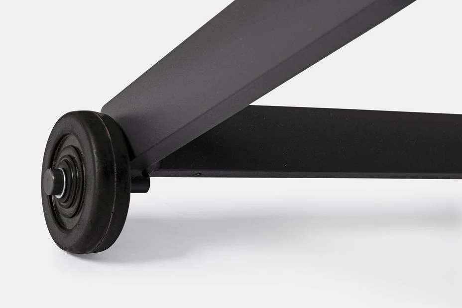 Chaise Longue En Aluminium Avec Roues Noir Chloé - Lot De 4 – Image 9