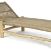Chaise Longue Inclinable En Bois Teck Naturel Landry