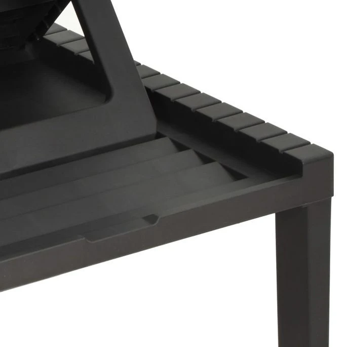 Chaise Longue Plastique Anthracite – Image 6