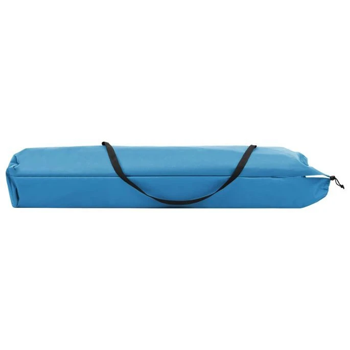 Chaise Longue Pliable 2 Places Bleu Acier – Image 7