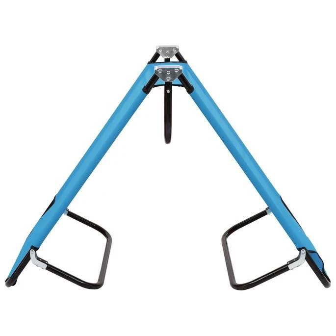 Chaise Longue Pliable Acier Bleu Turquoise – Image 4