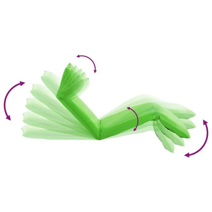 Chaise Longue Pliable Tissu Oxford Vert – Image 6