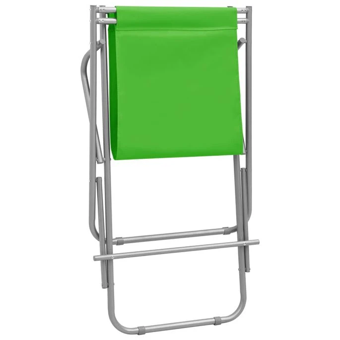 Chaises à Bascule 2 Pcs Acier Vert – Image 8