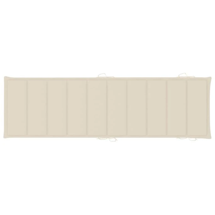 Chaises Longues 2 Pcs Avec Table Et Coussins Acacia Solide 4 – Image 12