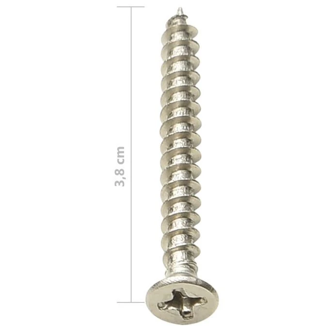 Clips De Fixation Et Vis 200 Pcs Plastique Et Inox 304 – Image 6