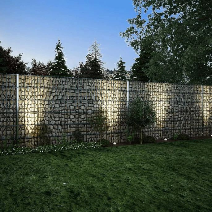 Clôture à Gabion 2D Acier Galvanisé 2,008x1,23 M 20m Total Gris – Image 4