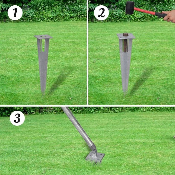 Clôture à Mailles Losangées Et Poteaux Acier Galvanisé 15x1 M – Image 3