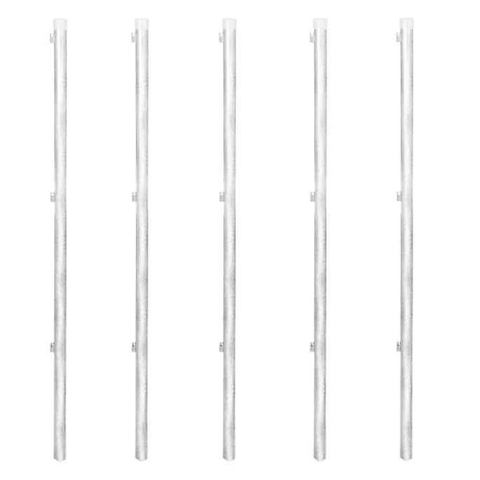 Clôture à Mailles Losangées Et Poteaux Acier Galvanisé 15x1 M – Image 9