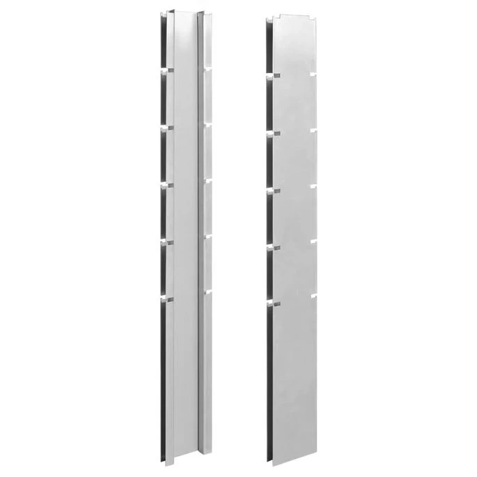 Clôture De Gabion 2D Acier Galvanisé 2,008x1,03m 4 M Total Gris – Image 5