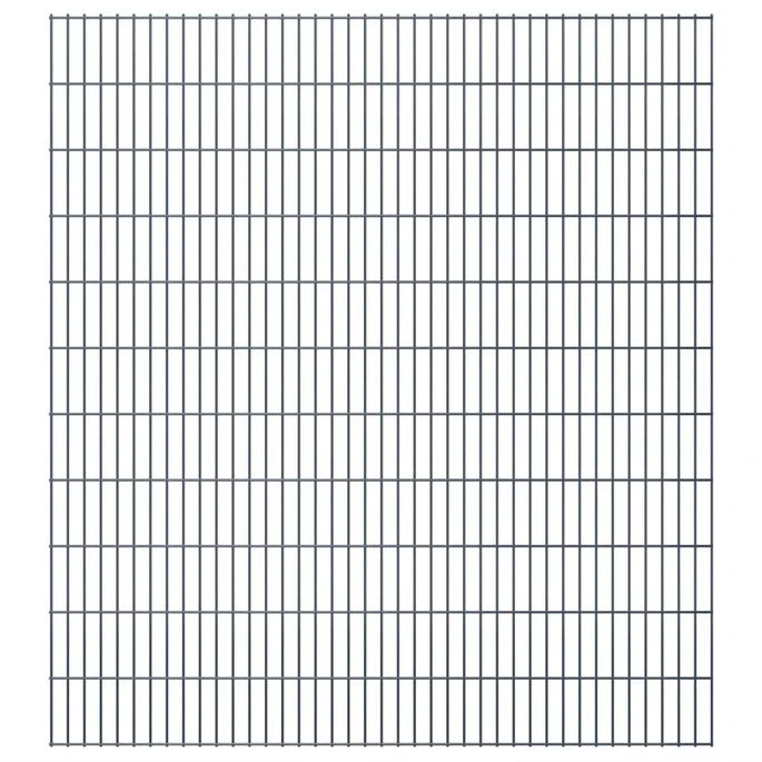 Clôture De Gabion 2D Acier Galvanisé 2,008x2,23m 12m Total Gris – Image 7