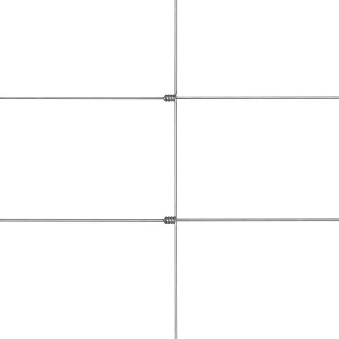 Clôture De Jardin Acier Galvanisé Argenté 50x1 M – Image 4