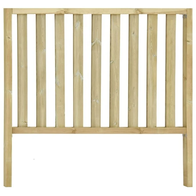 Clôture De Jardin Bois De Pin Imprégné 10,62x1,7 M – Image 2