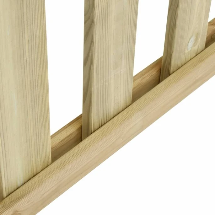 Clôture De Jardin Bois De Pin Imprégné 10,62x1,7 M – Image 6