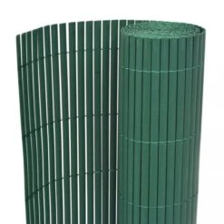 Clôture De Jardin Double Face PVC 90 X 300 Cm Vert