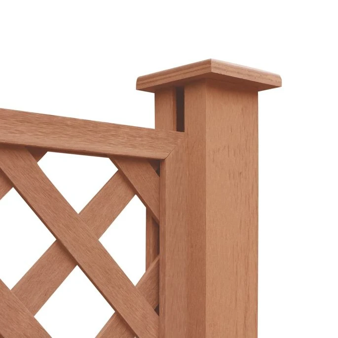 Clôture De Jardin WPC 180x185 Cm Marron – Image 8