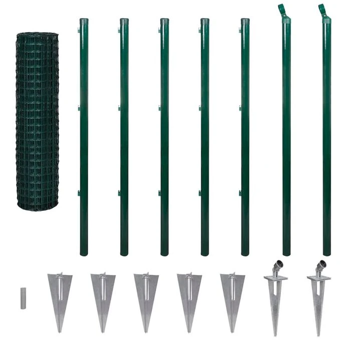 Clôture Euro Acier 10 X 1,7 M Vert 2 – Image 2