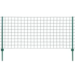 Clôture Euro Acier 20x1,2 M Vert 2