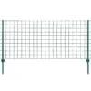 Clôture Euro Acier 20x1,5 M Vert 2