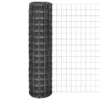 Clôture Euro Acier 25 X 1,5 M Gris 6