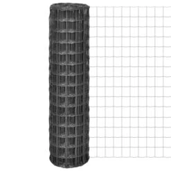 Clôture Euro Acier 25 X 1,5 M Gris 6