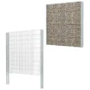 Clôture Gabion 2D Acier Galvanisé 2,008x2,03m 12m Total Argenté