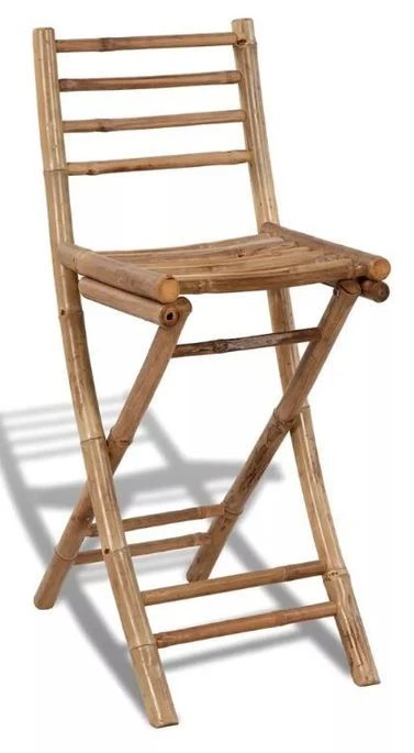 Comptoir De Bar Et 2 Tabourets Bambou Clair Kyca – Image 2