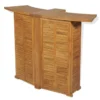 Comptoir De Bar Pliable Teck Massif Clair Aqual