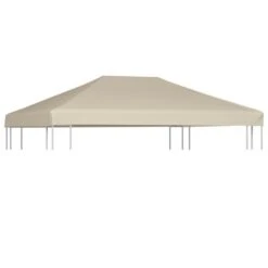 Couverture De Dessus De Belvédère 310 G / M² 4x3 M Beige